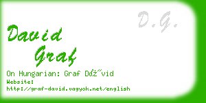 david graf business card